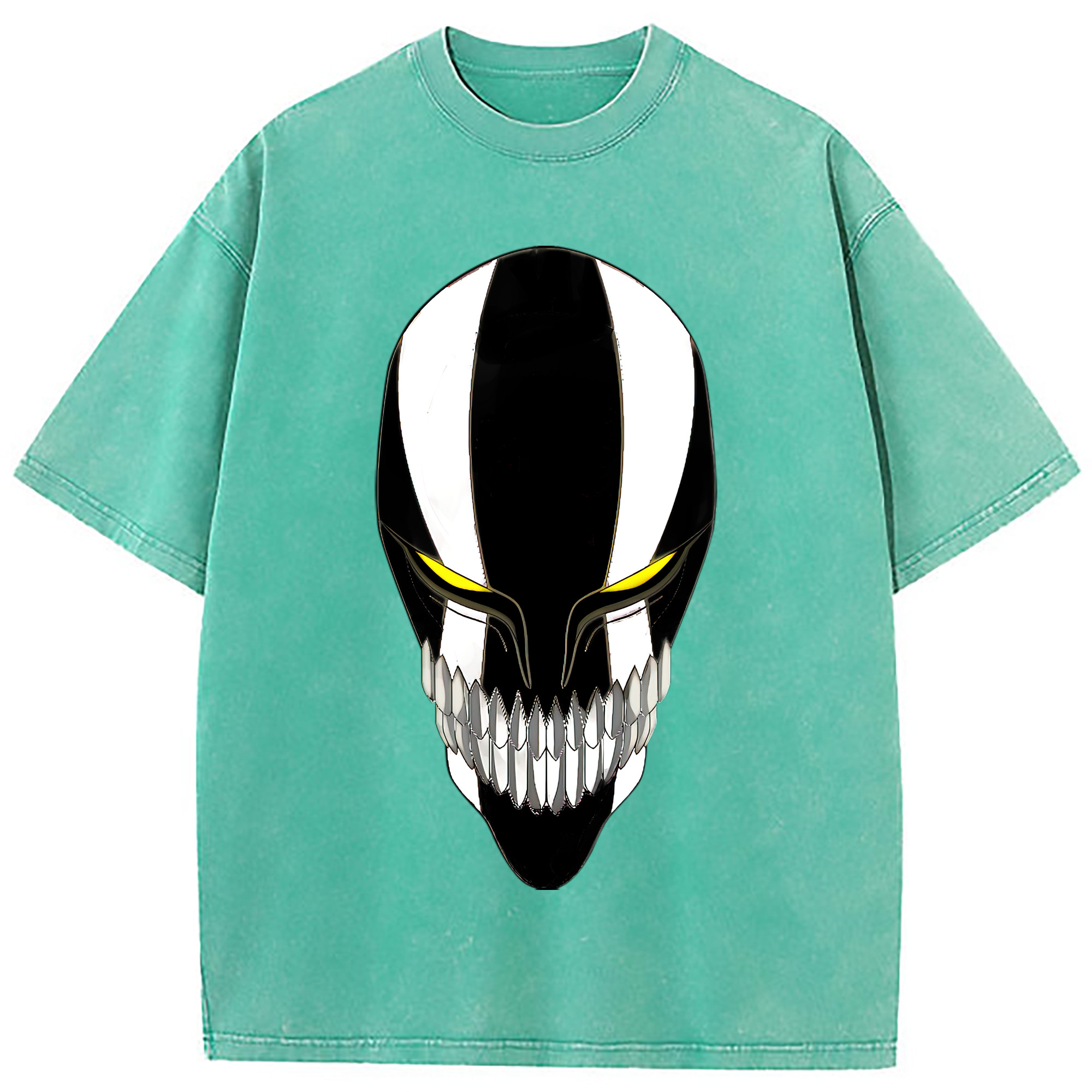 （画像用） ブリーチ 黒崎一護（くろさき いちご）BLEACH Kurosaki Ichigo 綿100% ヴィンテージ風 半袖Tシャツ（フロントプリント）